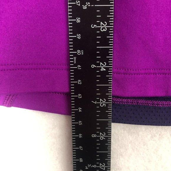 Nike Women's Size Medium Pro Combat Dri-Fit Compression Purple Active Pullover - Picture 6 of 11